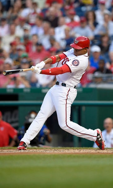 Soto, 19, hits 3-run HR in 1st start as Nats top Padres 10-2